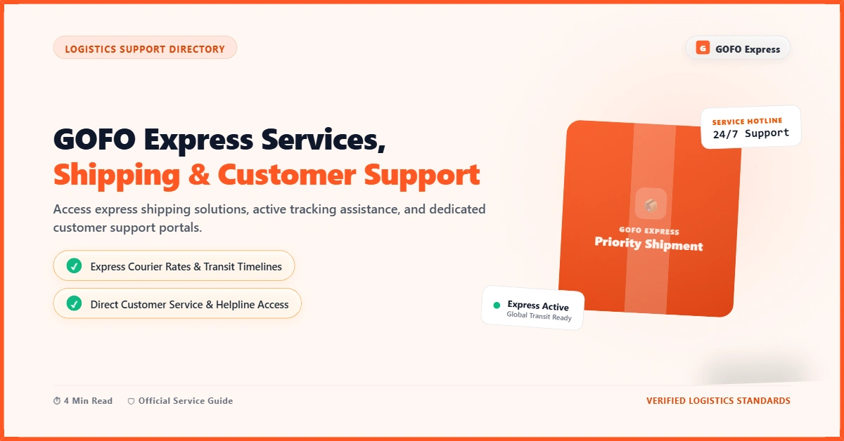 GOFO Express Services, Shipping & Customer Support