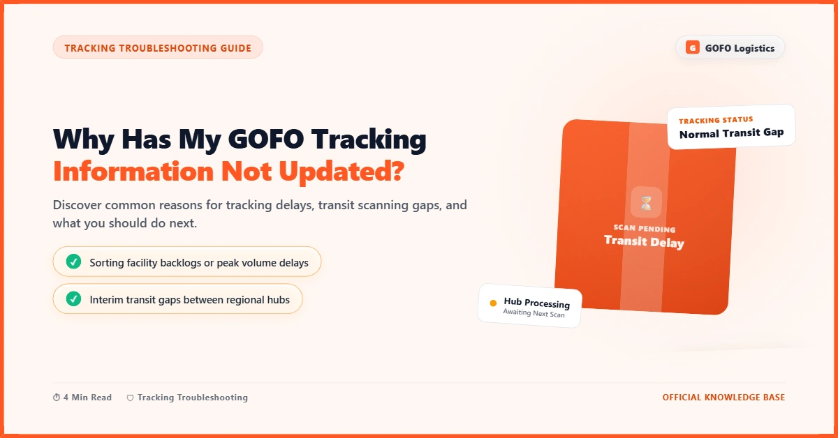 Why Has My GOFO Tracking Information Not Updated?